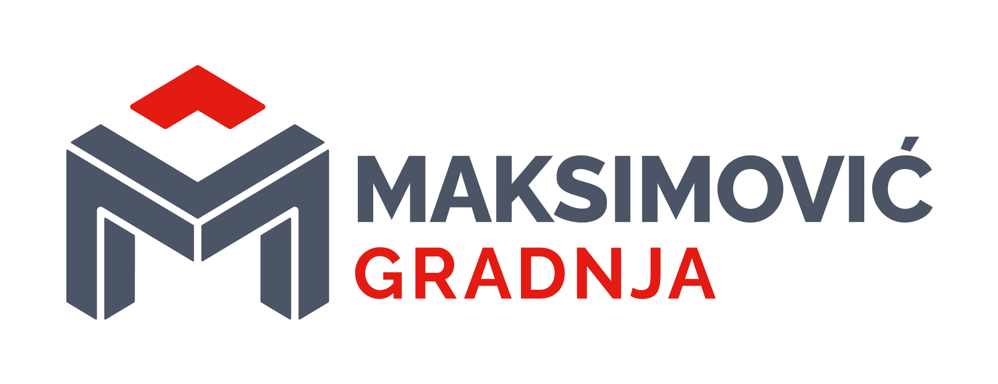 Maksimović-gradnja logo